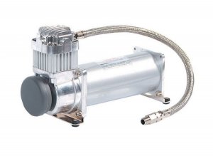 Viair 45040 450C Continuous Duty Cycle Compressor (Silver Finish) - 150 PSI