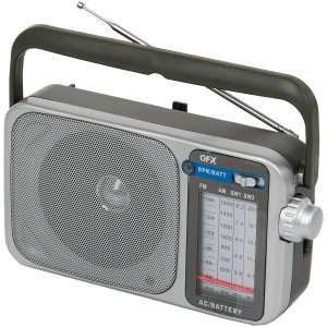 Qfx R24 Retro AM/FM/SW1 and SW2 Portable Radio