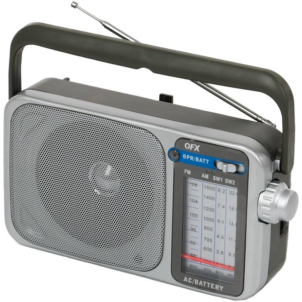 Qfx R24 Retro AM/FM/SW1 and SW2 Portable Radio