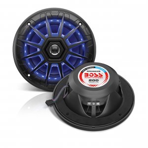 Boss Audio MRGB65B 6.5" 200 Watt 2 way Black Marine Speaker pair