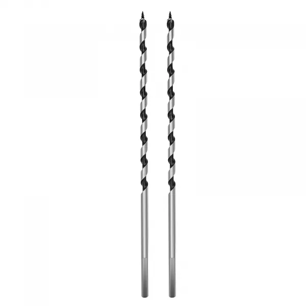 2 Pack 1/4 x 9 Auger Drill Bit for Wood,6x230mm Hex Shank Auger Bit