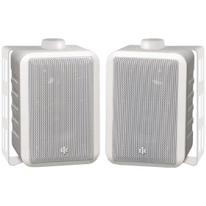 BIC AMERICA BICRTRV442W 100-Watt 3-Way 4-Inch RtR Series Indoor/Outdoor Speakers