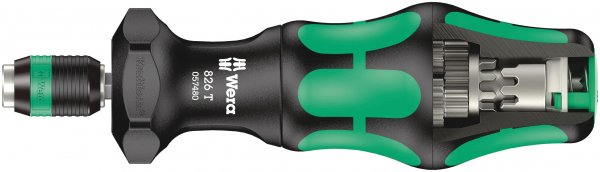 Wera 05057480001 Bit-Holding TURBO Screwdriver Handle w/Rapidaptor Quick-Release