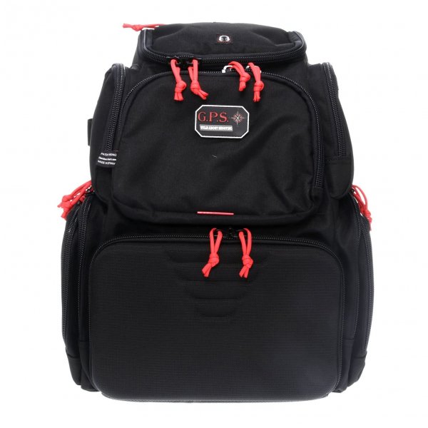 Handgunner GPS1711BP Backpack with Cradle for 4 handguns  Black