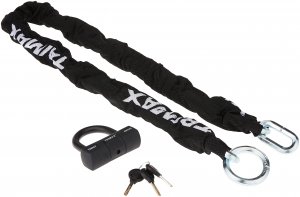 Trimax THEX5060 T-HEX 5 Super Chain & Disc U-Lock Combo Set