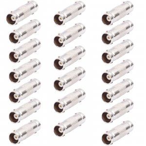 AIMHDUTY BNC Coupler 20-Pack Female to Female BNC Adapter Connector for CCTV Security Camera System Connection
