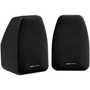 BIC AMERICA BICADDV52SIB 125W 2-Way 5.25" Indoor/Outdoor Speakers w/Keyholes