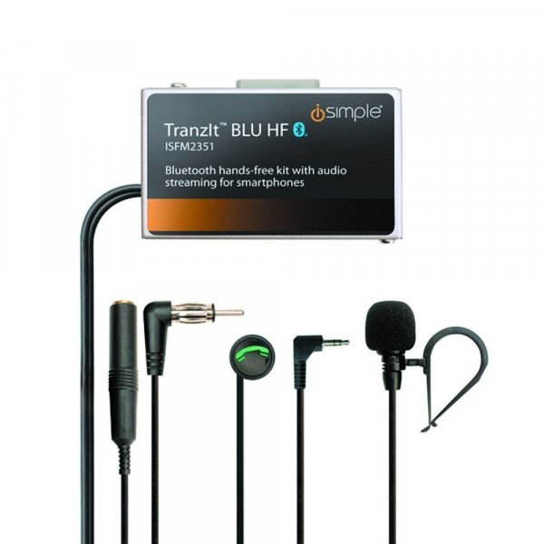 iSimple ISFM2351 Bluetooth Hands free kit with audio streaming for smart phones