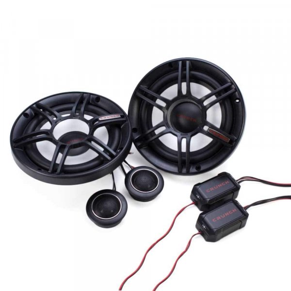Crunch CS65C 6.5" 2-Way Component Speaker 300w Max