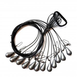 Auscamotek Tangle-Free Texas Rig for Duck Decoy Hunting Texas-Style Waterfowl Floater Anchor 4 oz 36 inch