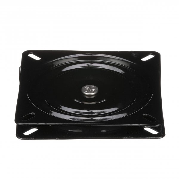 Attwood 6-1/4" Boat Seat Swivel - 0° Tilt Black Powder Coated Steel