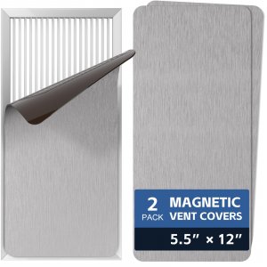 5.5"x12" Magnetic Vent Covers, 2 Pack Magnet Air Vent Cover for Floor Home