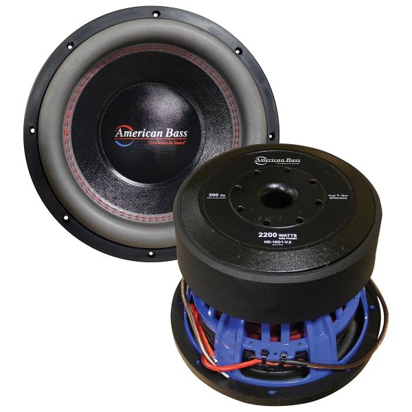 American Bass HD10D2 10" 3000 Watt Woofer 320oz Magnet