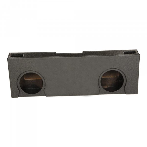 Q Power QBGMC07210 Dual 10" Vented Subwoofer Box For Chevy Crew Cab