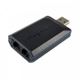 magicJack VOIP Phone Adapter - Unlimited Calls to US & Canada, No Monthly Bill, Portable Internet Phone with App, magicIN™ & magicOUT™ Service