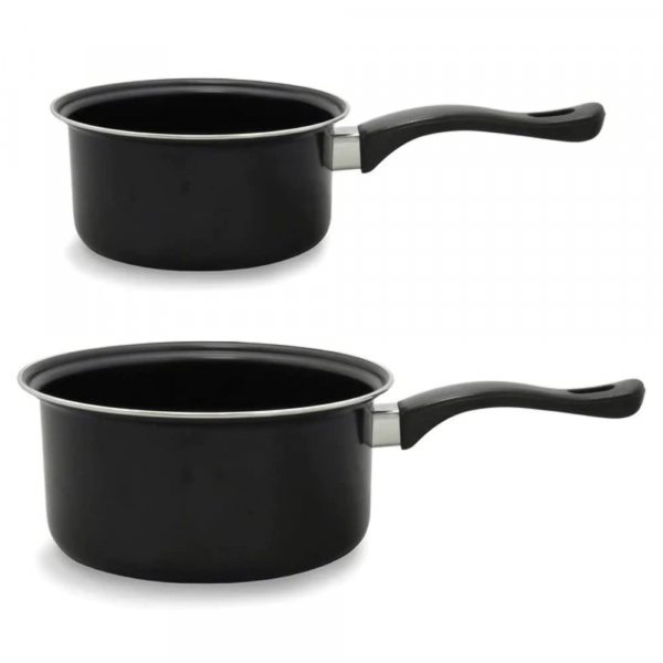Brentwood Appliances BSP-1620 2-Piece Nonstick Carbon Steel Saucepan Set