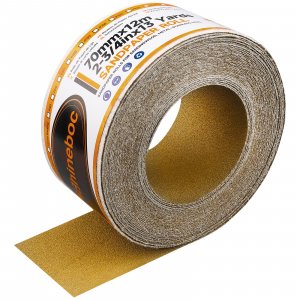 Shineboc 600 Grit Sandpaper Roll Hook & Loop Sand Paper Continuous Longboard 2-3/4" Wide 13 Yard Sanding Sheets for Automotive, Woodworking Color Sanding, Finishing Metal, Plastic, Hand Sanding Blocks