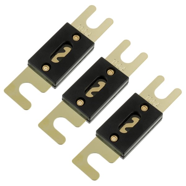 BOJACK 100 Amp 32 VDC ANL Blade Fuse for car Audio and Video System(Pack of 3)