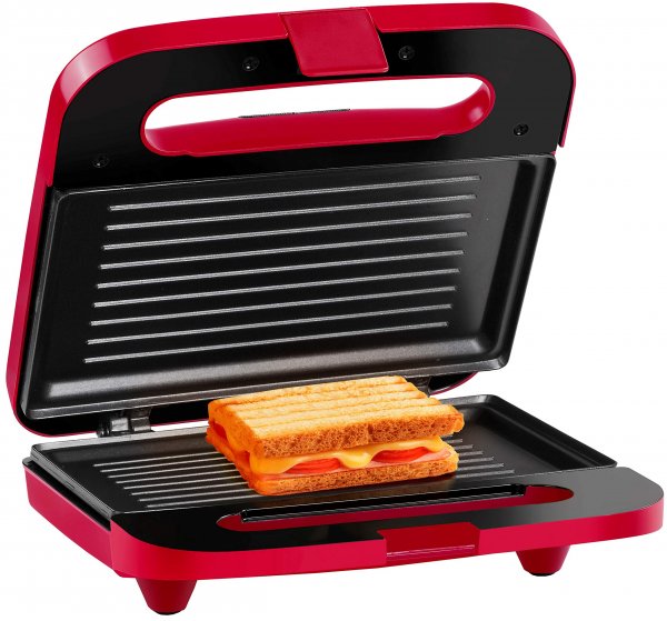 Holstein Housewares HH09125003R 2 Section Grilled Sandwich Maker Red