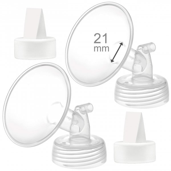 Maymom 21mm Flange and Duckbill Valve Compatible with Spectra S1 S2 9 Plus Replacment Pump Parts Not Original Spectra Flange Duckbill Valve