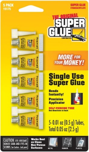 THE ORIGINAL SUPERGLUE 15175-12 Single Use Mintubes