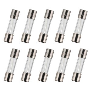 BOJACK 5x20 mm 1 A 1 amp 125 V 125 Volt 0.2x0.78 Inch F1AL125V Fast-Blow Glass Fuses (Pack of 10)
