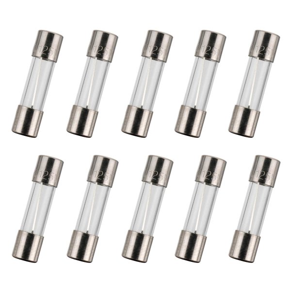 BOJACK 5x20 mm 1 A 1 amp 125 V 125 Volt 0.2x0.78 Inch F1AL125V Fast-Blow Glass Fuses (Pack of 10)