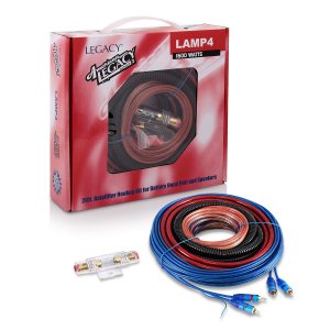 Legacy LAMP4 1600 Watt 4 Gauge Car Amplifier Install Kit
