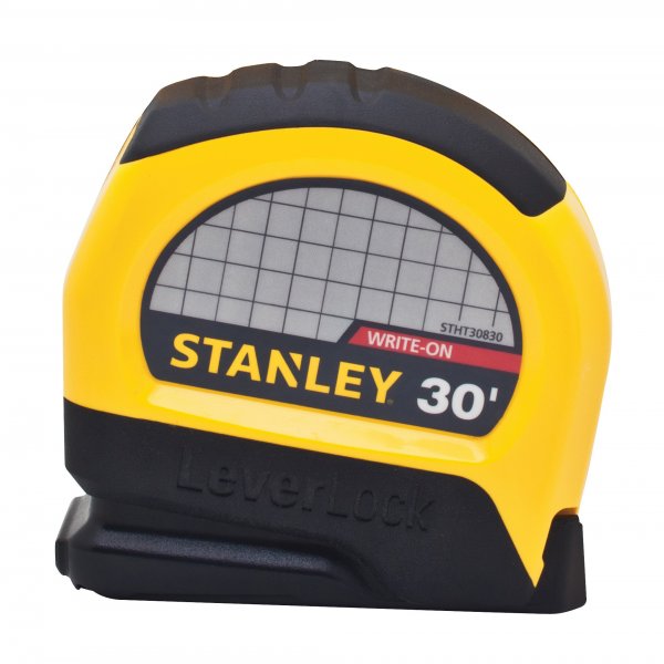 Stanley STHT30830 Lever Lock Tape Rule, 30' x 1"