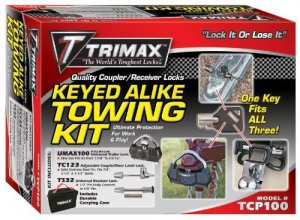 Trimax TCP100 Universal Keyed Alike Towing Kit