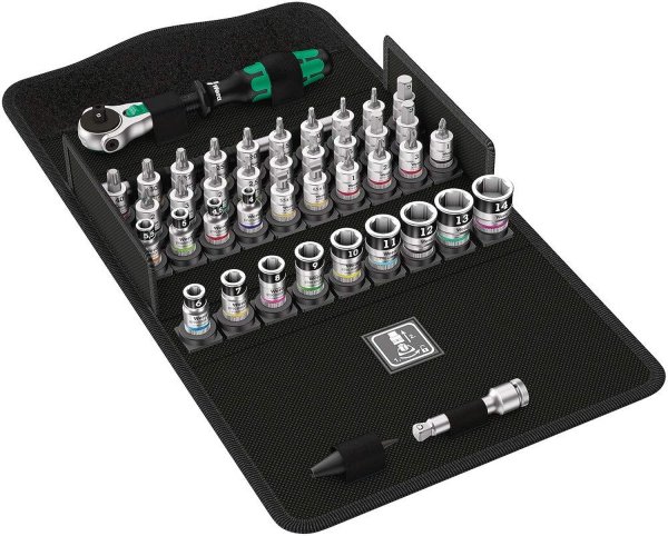 Wera Metric Speed Ratchet Set with 1/4" Drive (42 Piece Set)