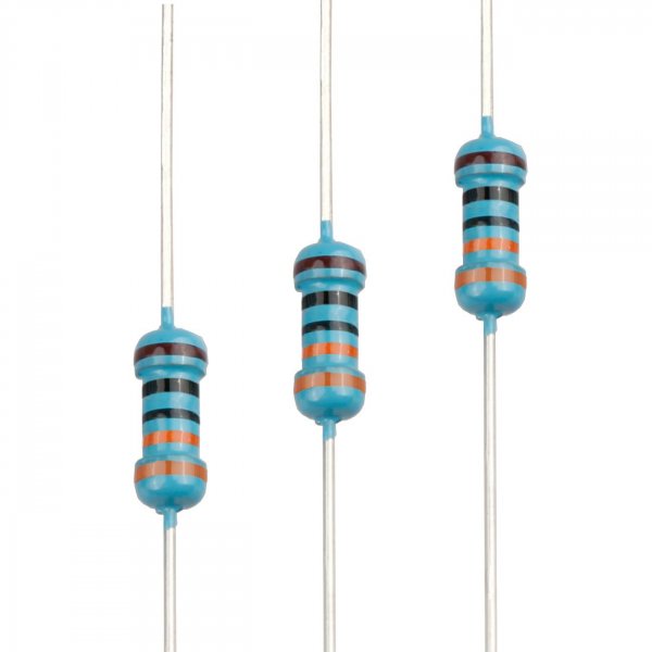 EDGELEC 100pcs 330 ohm Resistor 1/4w (0.25 Watt) ±1% Tolerance Metal Film Fixed Resistor, Multiple Values of Resistance Optional