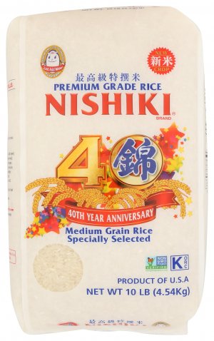 Nishiki Premium Sushi Rice, 10lbs