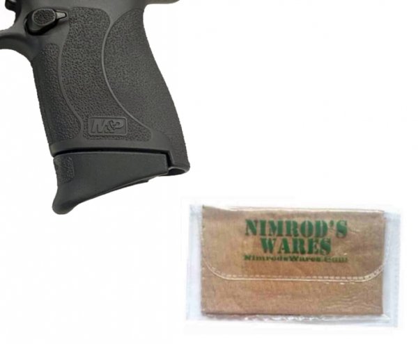 Nimrod's Wares Pearce Grip Extension Compatible with Smith & Wesson M&P 9 Shield Plus 10-Rd Only PG-MPPL Bundle with Microfiber Cloth (1)
