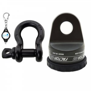 Factor55 0001504 Prolink Winch Shackle Mount Assembly (Black)