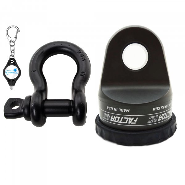 Factor55 0001504 Prolink Winch Shackle Mount Assembly (Black)