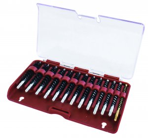 Tipton 615333 Nylon Bristle Rifle Bore Brush  13 Piece Set