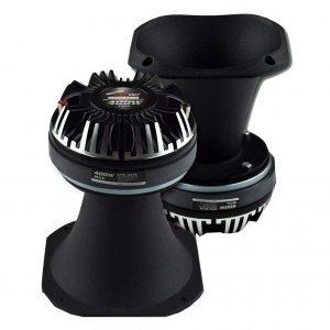 Audiopipe APHC6278 6.2" Inch Compression Driver with Aluminum Horn 400W Each