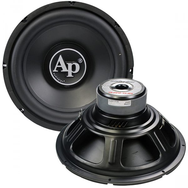 Audiopipe TSPP215D4 15" Woofer Dual 4 Ohm 1500W Max