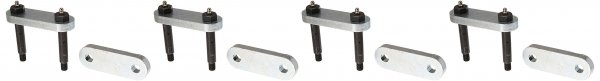 Morryde UO12021 Wet Bolt Hd Shackle Kit Tandem 3.125'' Shackles