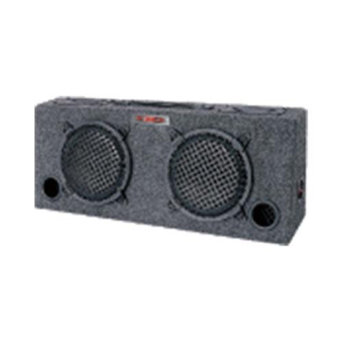 XXX KIC80 Dual 8" 250 Watt Car Subwoofer Box w/ 5" Tweeters