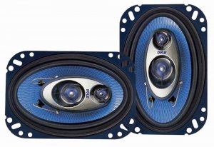 Pyle PL463BL 4"x 6" 240 Watt 3 Way Car Speakers (pair)