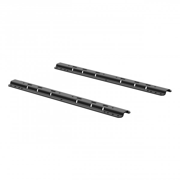 CURT 16204 Industry-Standard 5th Wheel Hitch Rails, Carbide Black, 25,000 Pounds