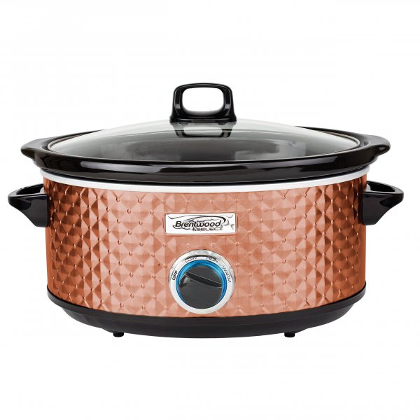 BRENTWOOD SC-157C 7-Quart Slow Cooker (Copper)