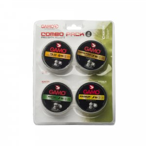 Gamo 63209295554 Combo Pack Assorted .22 Cal (Ts-22/Hunter/Magnum/Master Point)