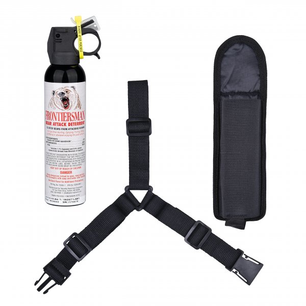 Frontiersman FBAD08 Bear Spray 9.2 oz with Chest Holster
