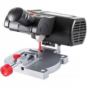 VEVOR Mini Miter Cut-off Chop Saw, 110V Two 2-5/16" Blade of Steel and Resin with 1/2inch Cutting Depth, 0-45° Benchtop Miter Saw for Copper, Aluminum, Wood, Zinc in Hobby Craft