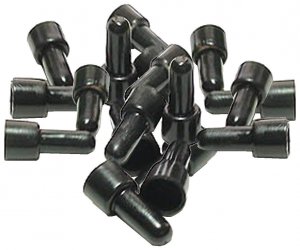 Audiopipe CC2214B BLACK CRIMP CAPS 14-22 GA Long Barrel 100 PK