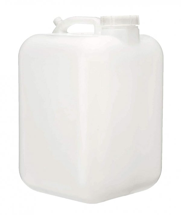 FastRack 5 Gallon Hedpak with Cap | BPA-free, Food-Grade, and Leak-Proof | White Water Container | Ideal for brewing, fermentation, or storage