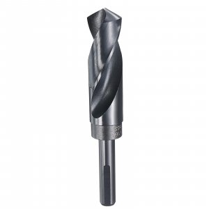 HARFINGTON 1-1/64" Drill Bit 1/2" Reduced Shank 3-Flat 4241 HSS 118°